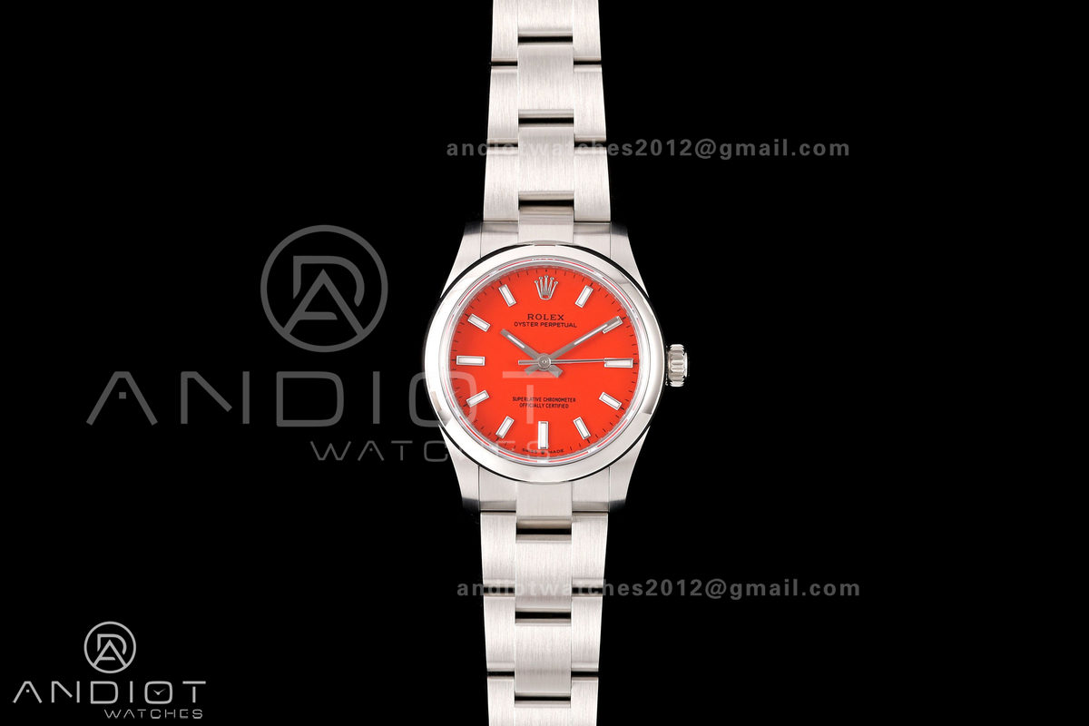 Oyster Perpetual 31mm 277200 EWE Best Edition Red Dial on SS Bracelet A2232